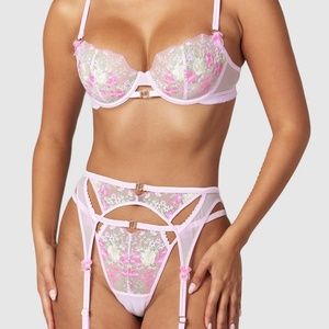 Gorgeous Pink Loungeunderwear Intimate Set